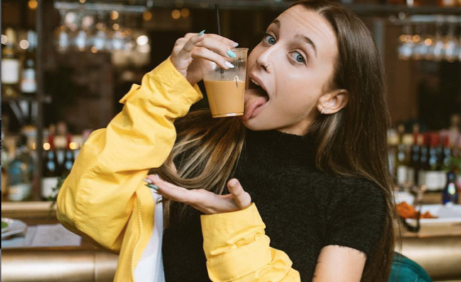 Emma Chamberlain Turns her 4.7 million Youtube following into a Coffee